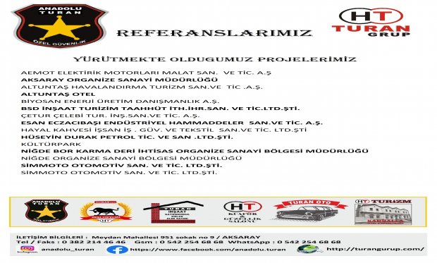 YENİLENMİŞ KADROMUZLA SAHALARDAYIZ